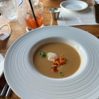 The Beach House - Lobster bisque. - Asian Fusion Near Me - Koloa, Hawaii