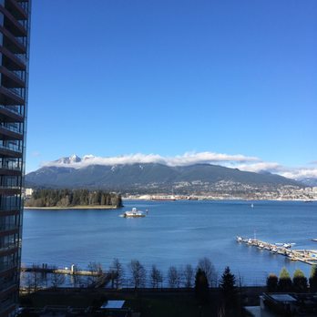 Pinnacle Hotel Harbourfront - View from the room's balcony, 9th floor - Hotels Near Me - Vancouver, British Columbia Pinnacle Hotel Harbourfront - View from the room's balcony, 9th floor - Hotels Near Me - Vancouver, British Columbia