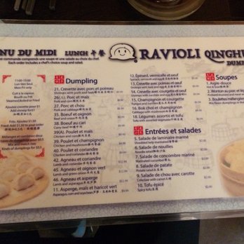 Qing Hua - Menu (lunch) - Chinese Near Me - Montreal, Quebec Qing Hua - Menu (lunch) - Chinese Near Me - Montreal, Quebec
