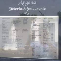 Argana - Carta de precios