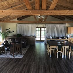 Night Bird Ranch - The dining hall is open all the time. There's coffee, snacks, a microwave, a refrigerator and a TV.