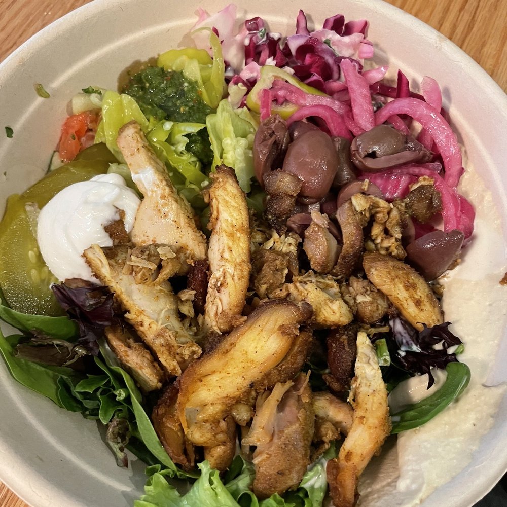 Taim - Chicken shawarma bowl - Mediterranean Near Me - Brooklyn, New York Taim - Chicken shawarma bowl - Mediterranean Near Me - Brooklyn, New York
