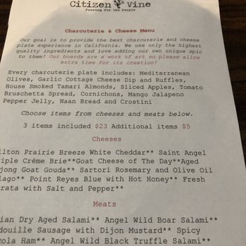 Citizen Vine - Tapas/Small Plates Near Me - Lincoln, California