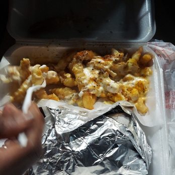 A-Town Wings - Those Loaded cheddar fries were so good, I had to share them. - Chicken Wings Near Me - Atlanta, Georgia