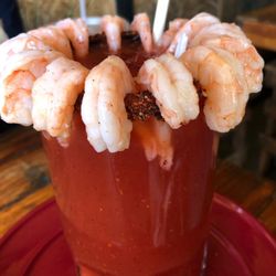 Los Nómadas - Ésta Michelada con Camarones es de las estrellas de Mariscos La Carreta!!