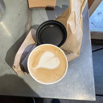Lucky Llama Coffee - Oat latte and an olive oil cake (in the bag) - Acai Bowls Near Me - Carpinteria, California Lucky Llama Coffee - Oat latte and an olive oil cake (in the bag) - Acai Bowls Near Me - Carpinteria, California