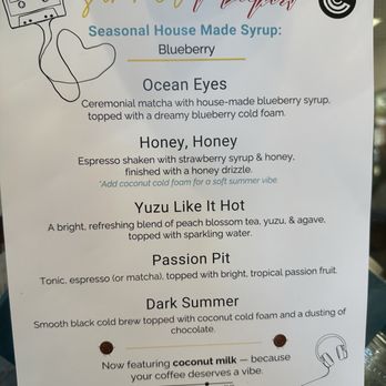 Communitea Coffee - The Summer Seasonal Menu! - Coffee & Tea Near Me - Brea, California