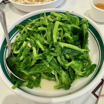 Mama Lu’s Dumpling House - Snow sauteed pea sprout with garlic - Chinese Near Me - Pasadena, California