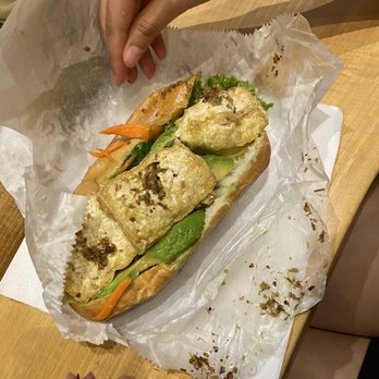 Budacai - Avocado Bunh Mi (added Tofu on top) - Asian Fusion Near Me - Raleigh, North Carolina