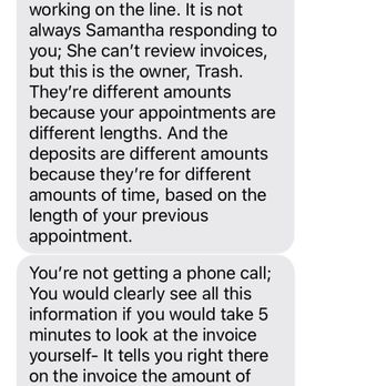 Trash Friends - Messages from the owner because I had questions about an invoice. - Home Cleaning Near Me