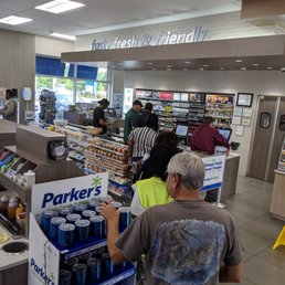 The line at self checkout