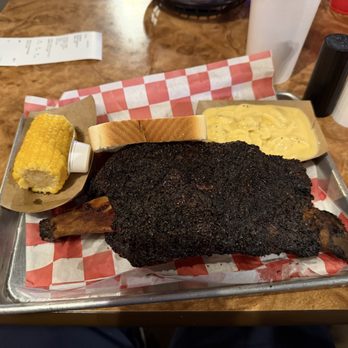 The Shack BBQ - Beef ribs with mac and cheese and corn - Barbeque Near Me - Lubbock, Texas The Shack BBQ - Beef ribs with mac and cheese and corn - Barbeque Near Me - Lubbock, Texas