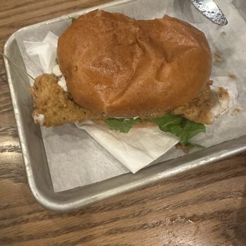 South End Brewing - Flounder Sandwhich - American Near Me - Boone, North Carolina