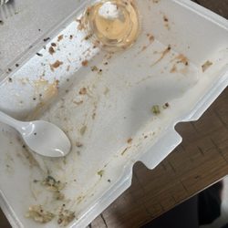 Carali's Rotisserie Chicken - Body bag ... that bowl didn't stand a chance