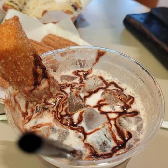 Churriño Gourmet Dessert - Churroccino with Nutella tasted amazing. Thank you for the recommendation to the young man working Tuesday night - Desserts Near Me - Costa Mesa, California Churriño Gourmet Dessert - Churroccino with Nutella tasted amazing. Thank you for the recommendation to the young man working Tuesday night - Desserts Near Me - Costa Mesa, California