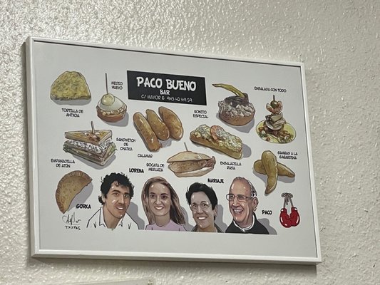 Menu photo 1 Bar Paco Bueno Donostia / San Sebastián, SS