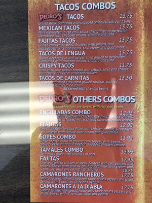 Menu photo 6 Pedro's Mexican Grill Anchorage, AK Menu photo 6 Pedro's Mexican Grill Anchorage, AK