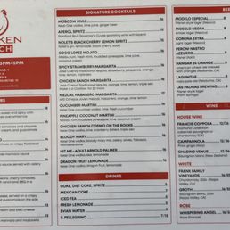 Menu side 1 (as of our 5/30/26 lunch visit)
