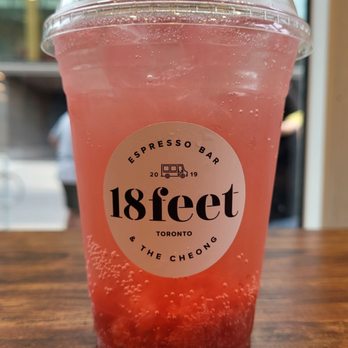 18 Feet - Strawberry Cheong Ade - Bubble Tea Near Me - Toronto, Ontario