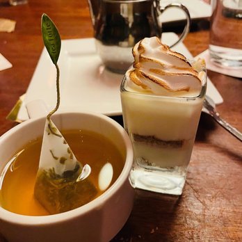 Seasons 52 - Key lime pie and tea - New American Near Me - Costa Mesa, California Seasons 52 - Key lime pie and tea - New American Near Me - Costa Mesa, California