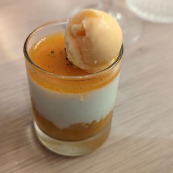 Zaytinya - Baby dessert with Greek yogurt and apricot flavors - Greek Near Me - Washington, DC, District of Columbia