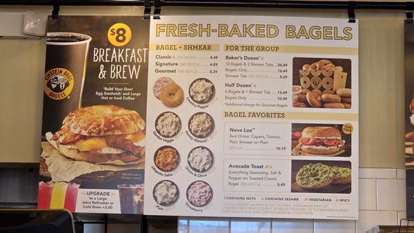 Menu photo 4 Einstein Bros. Bagels Torrance, CA Menu photo 4 Einstein Bros. Bagels Torrance, CA