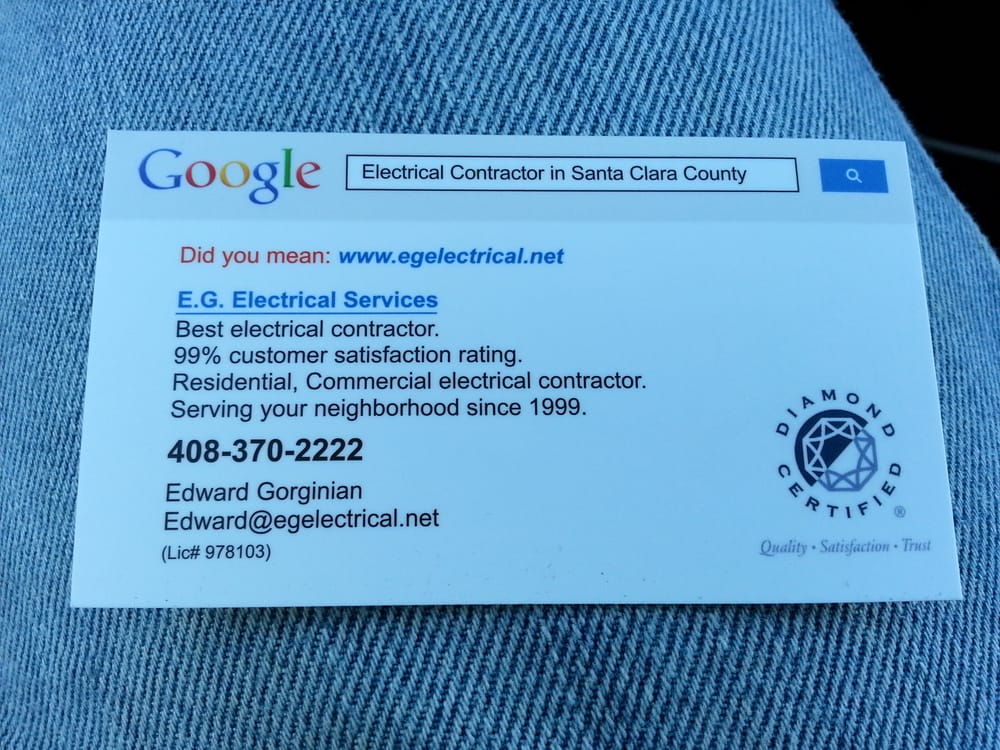 Slide of E G Electrical Services