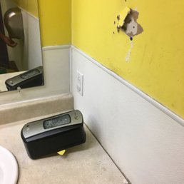 It didn't matter that it was off the wall, it didn' work anyway.