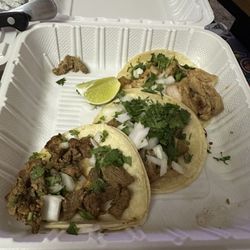 La Rockita - Asada and cooked chicken.