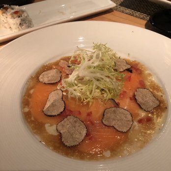Sushi Roku - Salmon Carpaccio with Truffle - Sushi Bars Near Me - Pasadena, California
