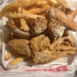 3 pieces of perch and 3 wings