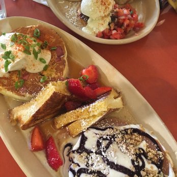 Snooze, an A.M. Eatery - Pancake flight - Breakfast & Brunch Near Me - Tustin, California Snooze, an A.M. Eatery - Pancake flight - Breakfast & Brunch Near Me - Tustin, California