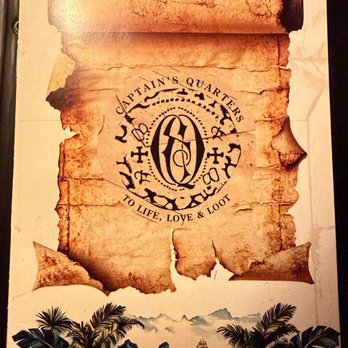 Captain's Quarters - Menu cover page - Cocktail Bars Near Me - San Diego, California Captain's Quarters - Menu cover page - Cocktail Bars Near Me - San Diego, California