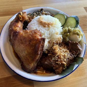 Rasa Rasa Kitchen - Nasi Padang / Padang Platter Combo - Asian Fusion Near Me - San Francisco, California Rasa Rasa Kitchen - Nasi Padang / Padang Platter Combo - Asian Fusion Near Me - San Francisco, California