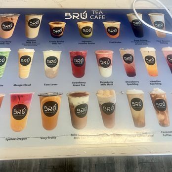 Bru Tea Cafe - Popular drinks - Bubble Tea Near Me - Elk Grove, California Bru Tea Cafe - Popular drinks - Bubble Tea Near Me - Elk Grove, California