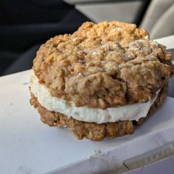 Pushkin's Bakery - @endoedibles on Instagram 10/04/25 Oatmeal Cream Pie Cookie