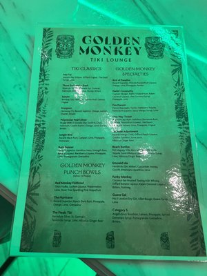 Menu photo 8 Golden Monkey Tiki Lounge Las Vegas, NV Menu photo 8 Golden Monkey Tiki Lounge Las Vegas, NV