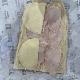 Turkey and cheese Turkey and cheese