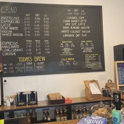 Grandview Grind - Menu