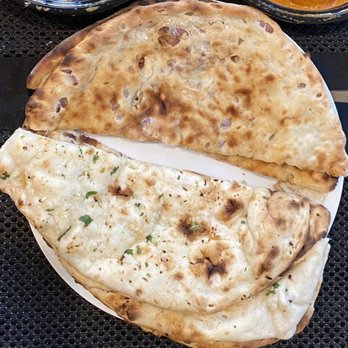Sakoon Restaurant - Garlic Naan and Onion Kulcha - Indian Near Me - Fremont, California