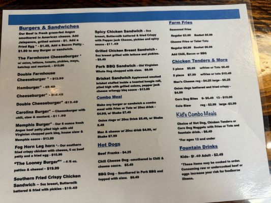 Menu photo 1 Farmer's Table Smithfield, VA