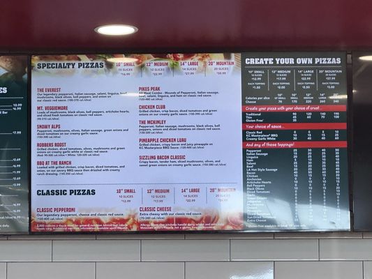Menu photo 1 Mountain Mike's Pizza Midwest City, OK Menu photo 1 Mountain Mike's Pizza Midwest City, OK
