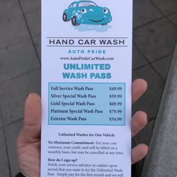 Unlimited Wash Pass prices