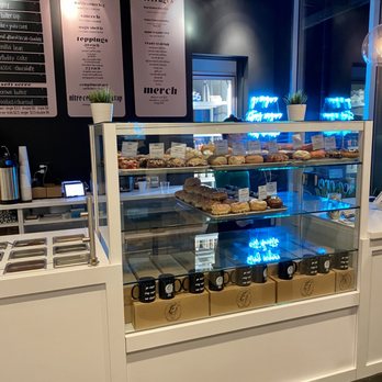 Doe Donuts - Small order counter and display case at Doe Donuts - Donuts Near Me - Portland, Oregon Doe Donuts - Small order counter and display case at Doe Donuts - Donuts Near Me - Portland, Oregon