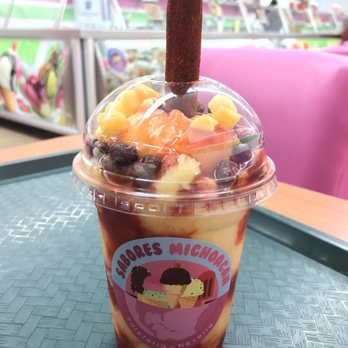 Sabores Michoacán - Mangoneada too bad it's just good looks :-/ - Ice Cream & Frozen Yogurt Near Me - Los Angeles, California
