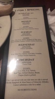 Menu photo 8 Safari Miles Denver, NC