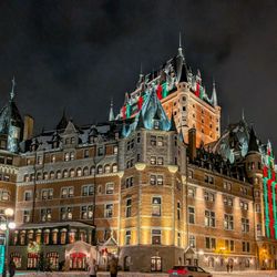 Fairmont le Château Frontenac - Christmas lights