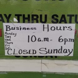 Bj's Fresh Produce - Business Hours