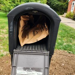 US Post Office - A tin metal sign