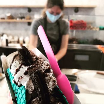 Taco ‘Bout Sweets - Coffee & cream rolled taco! - Ice Cream & Frozen Yogurt Near Me - Redlands, California
